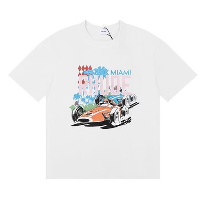 FH 50106, American Streetwear Rhude Vintage Classic Car Racing Print H… — photo 4