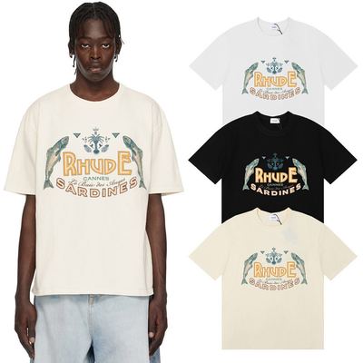 S M L XL FH Ref 50152, 2025SS New SeasonRhude Sardines Sardine Badge Pr… — photo 2