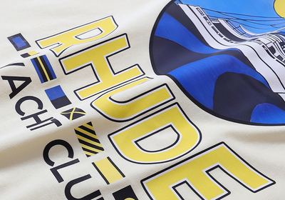 FH 5095, US Streetwear Rhude Yacht Club Yacht Club Print Heavy Weight Dou… — photo 4