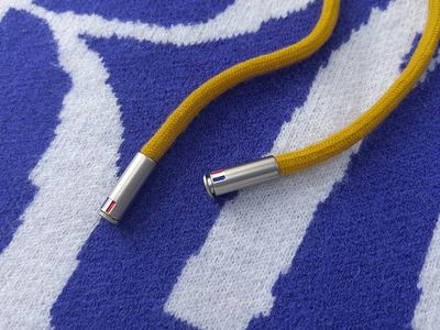 3C641# S M L XL RHUDE Summer Lettering LOGO Jacquard Drawstring… — photo 2