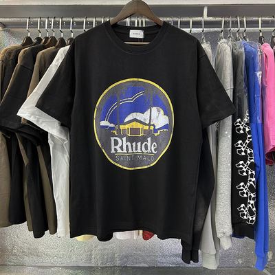 FH 5099, American Streetwear Rhude Saint Malo Castle Print He… — photo 3