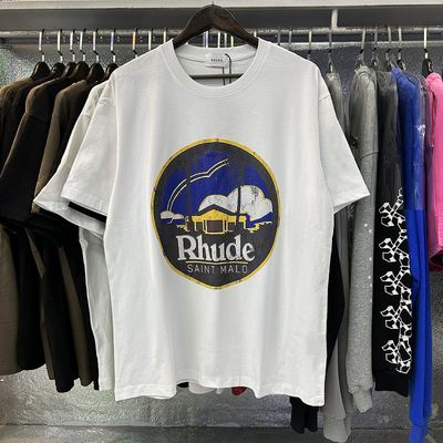 FH 5099, American Streetwear Rhude Saint Malo Castle Print He… — photo 4