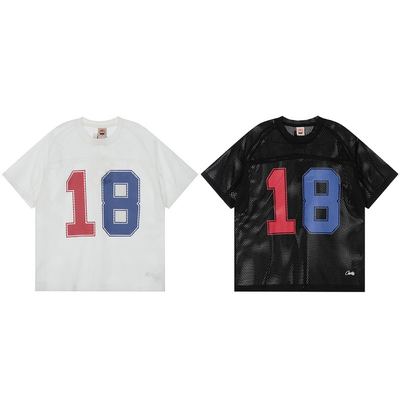 S M L XL Alcatraz 757#Mesh Five-Thread T-shirt S-XL — photo 3