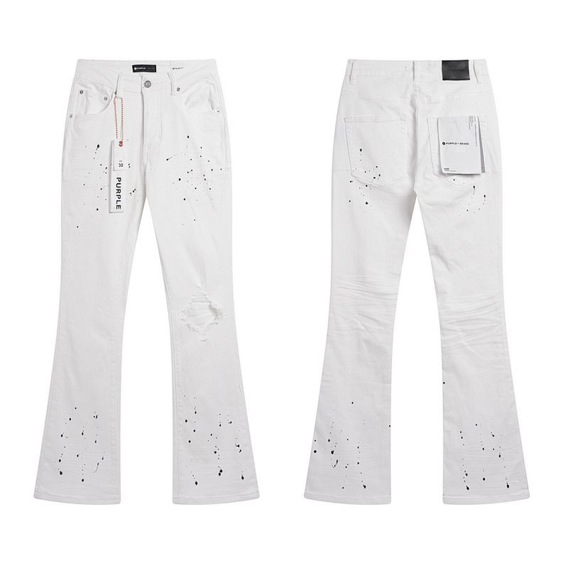 Size: 30 32 34 36 38 M8 Ref PU6004-Purple Brand Bootcut Stret… — style #199002520
